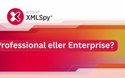 Altova XMLSpy – Professional eller Enterprise?