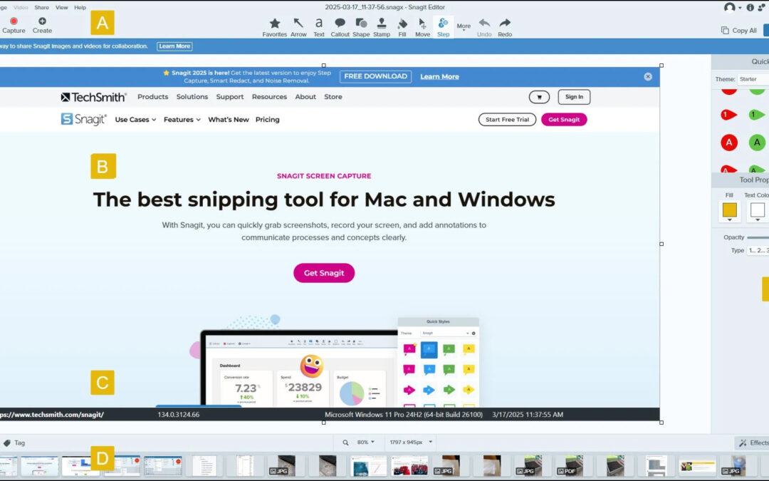 Snagit 2025 – Hvad er nyt?